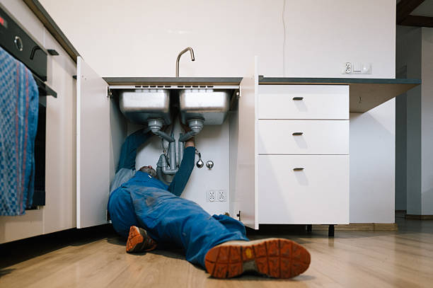 Professional Plumbing technician working in Winsted, CT